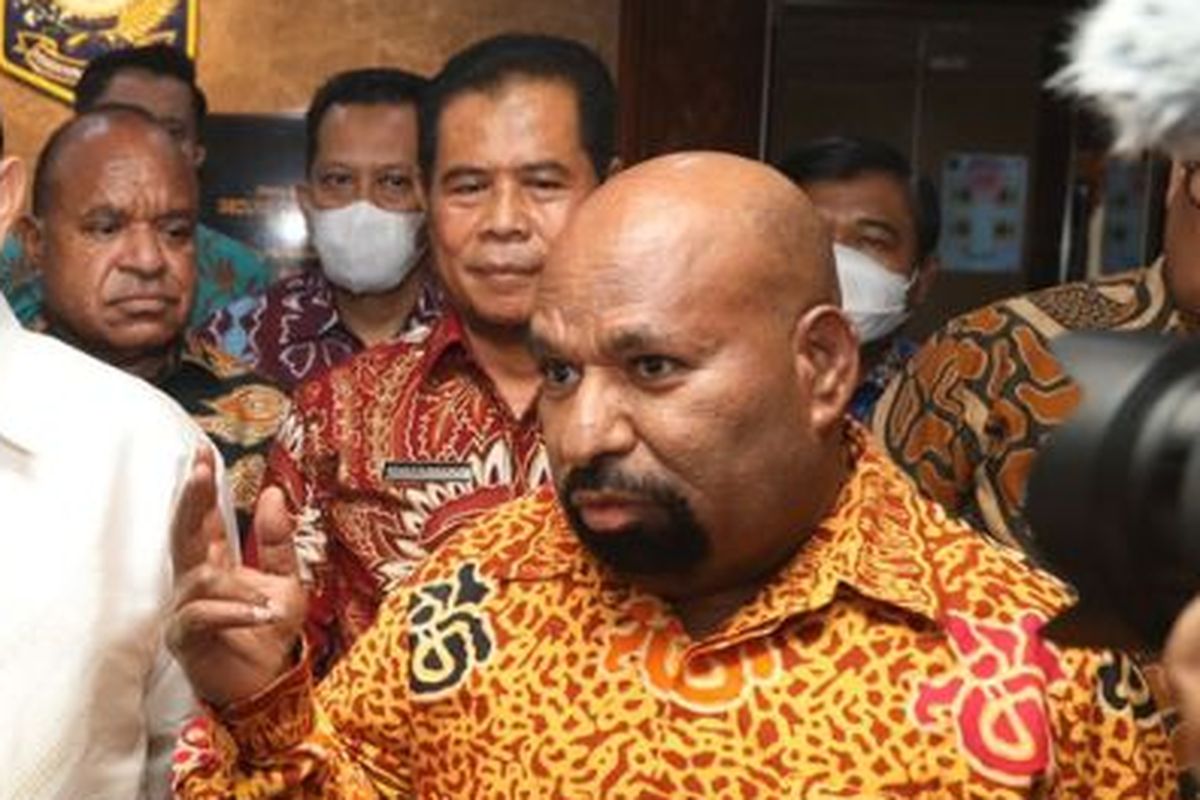 Gubernur Papua Lukas Enembe. 