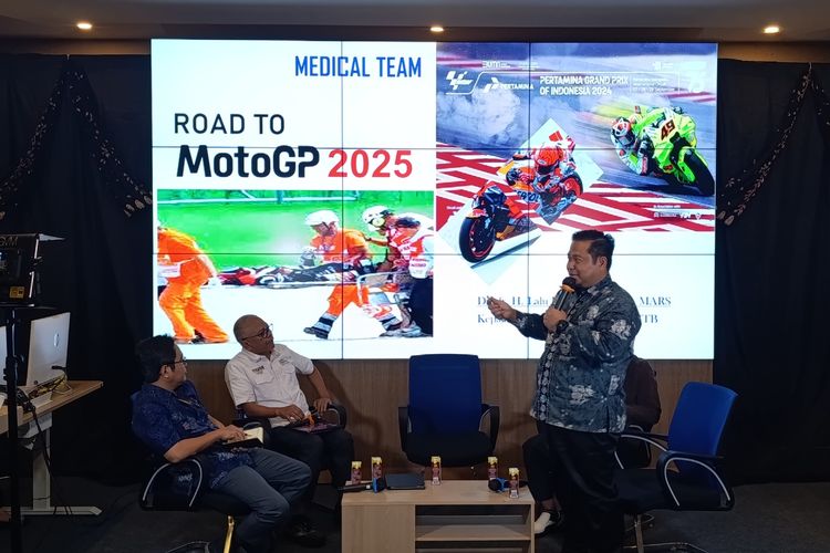 332 Petugas Medis Diterjunkan Saat MotoGP 2025 di Sirkuit Mandalika