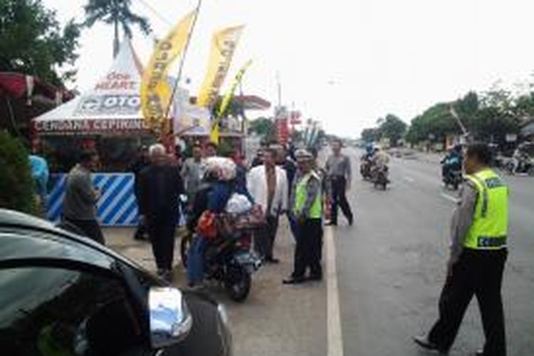 Posko Simpatik RSI di Jalan Pantura Truko Kendal.