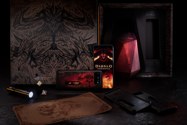 ilustrasi ROG Phone 6 Diablo Immortal Edition