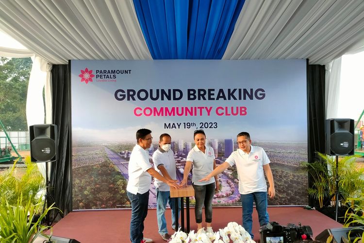 Paramount Land memulai pembangunan fisik community club di Paramount Petals, Cikupa, Tangerang, Jumat (19/5/2023).