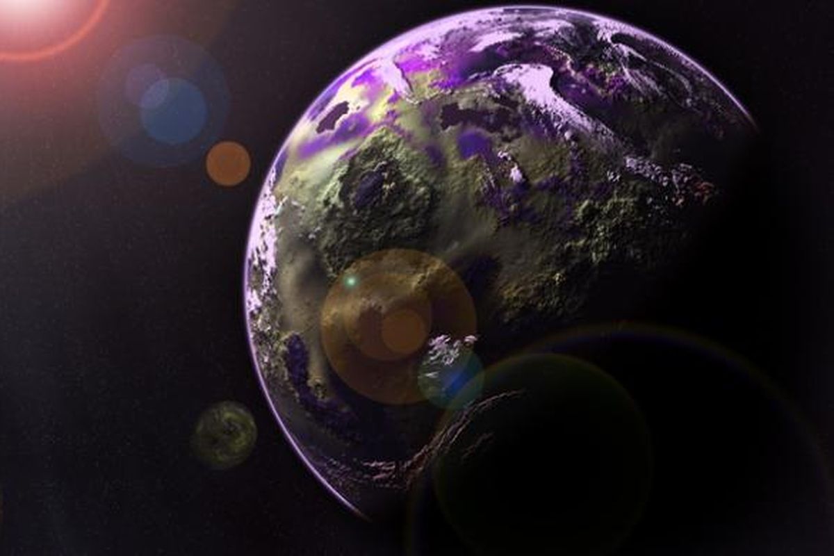 Ilustrasi planet Bumi.