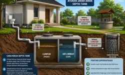 Jangan Asal Pasang, Begini Aturan Jarak Ideal Septic Tank dari Rumah