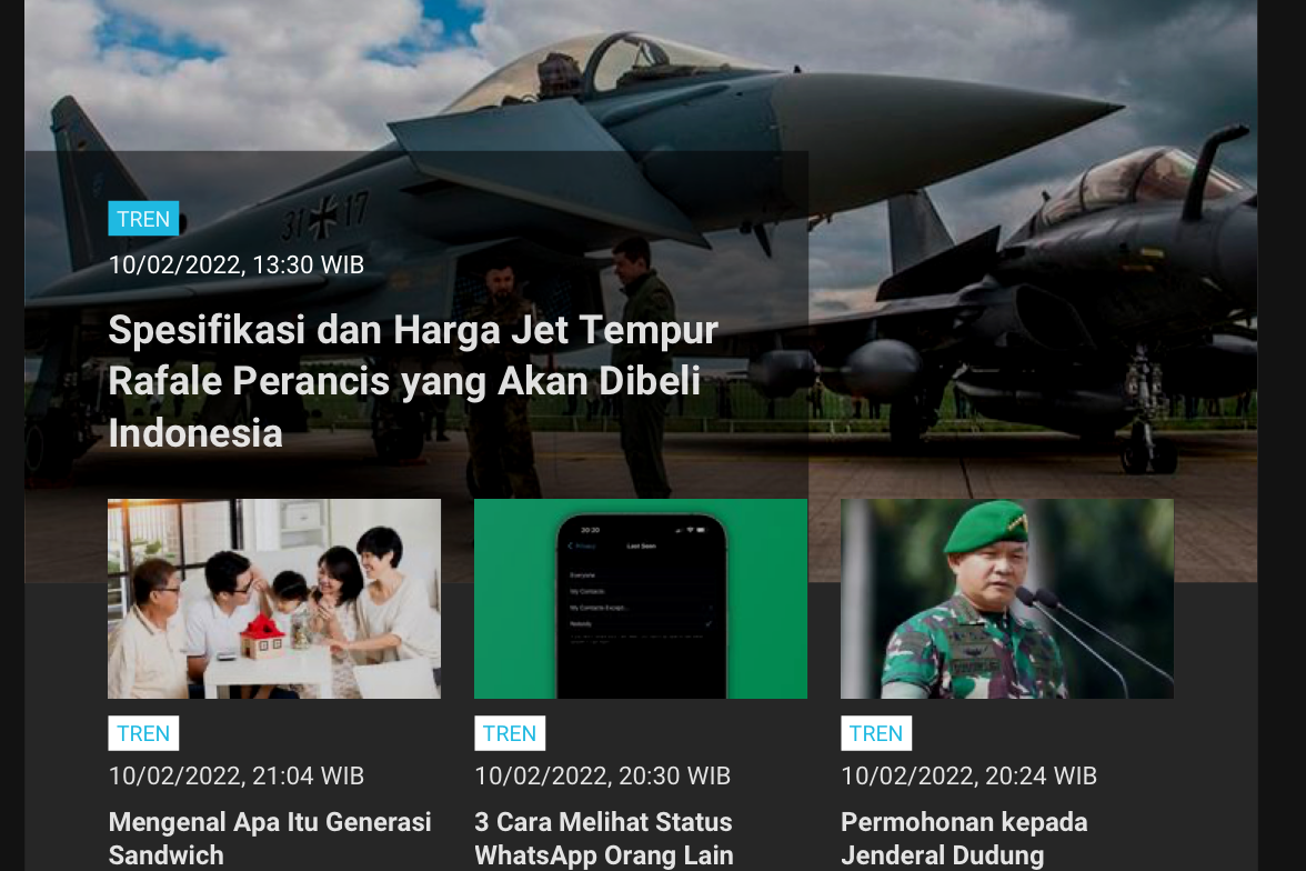 [POPULER TREN] Spesifikasi Jet Tempur Rafale | Buaya Berkalung Ban Disorot Media Asing