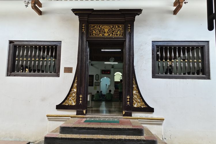 Masjid Jami' Angke di Jakarta Barat, Sabtu (30/3/2024). 