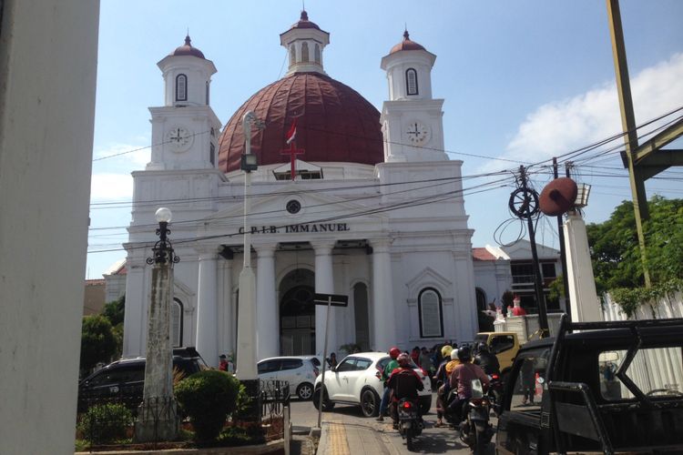 Gereja Blenduk di Kota Lama Semarang, Jawa Tengah