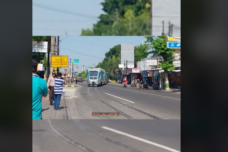 Viral Kereta bertenaga baterai buatan INKA diujicoba pada (28/5/2023).