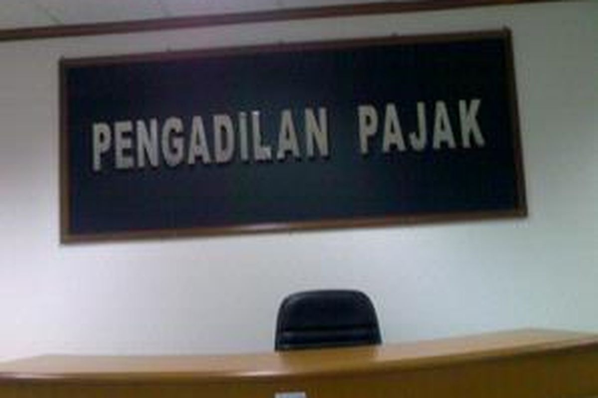 Ruang Pengadilan Pajak di Kantor Pengadilan Pajak, Jakarta.