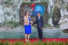 Momen Jokowi Sambut Para Pemimpin Delegasi di KTT World Water Forum 