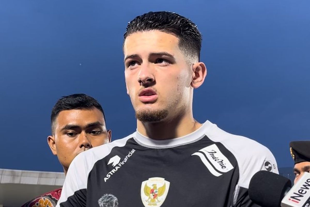 Sempat cetak dua gol bunuh diri di laga kontra Jepang, apakah Justin Hubner akan diturunkan Patrick Kluivert sore ini?