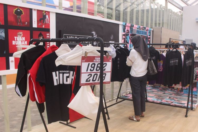 Paviliun Fashion Bekraf di Zona Kaka Asian Fest SUGBK, Selasa (28/8/2018).