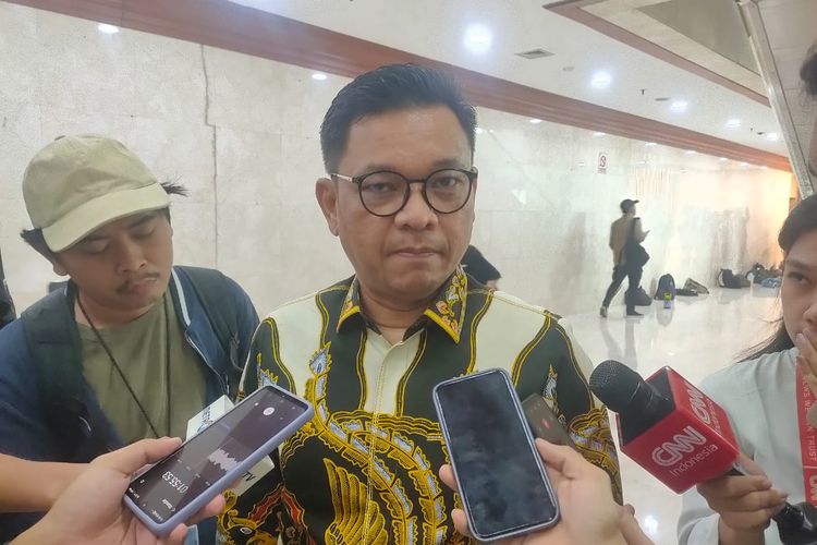 Ketua DPP Partai Golkar Ace Hasan Syadzily di Kompleks Parlemen Senayan, Jakarta, Kamis (13/7/2023).