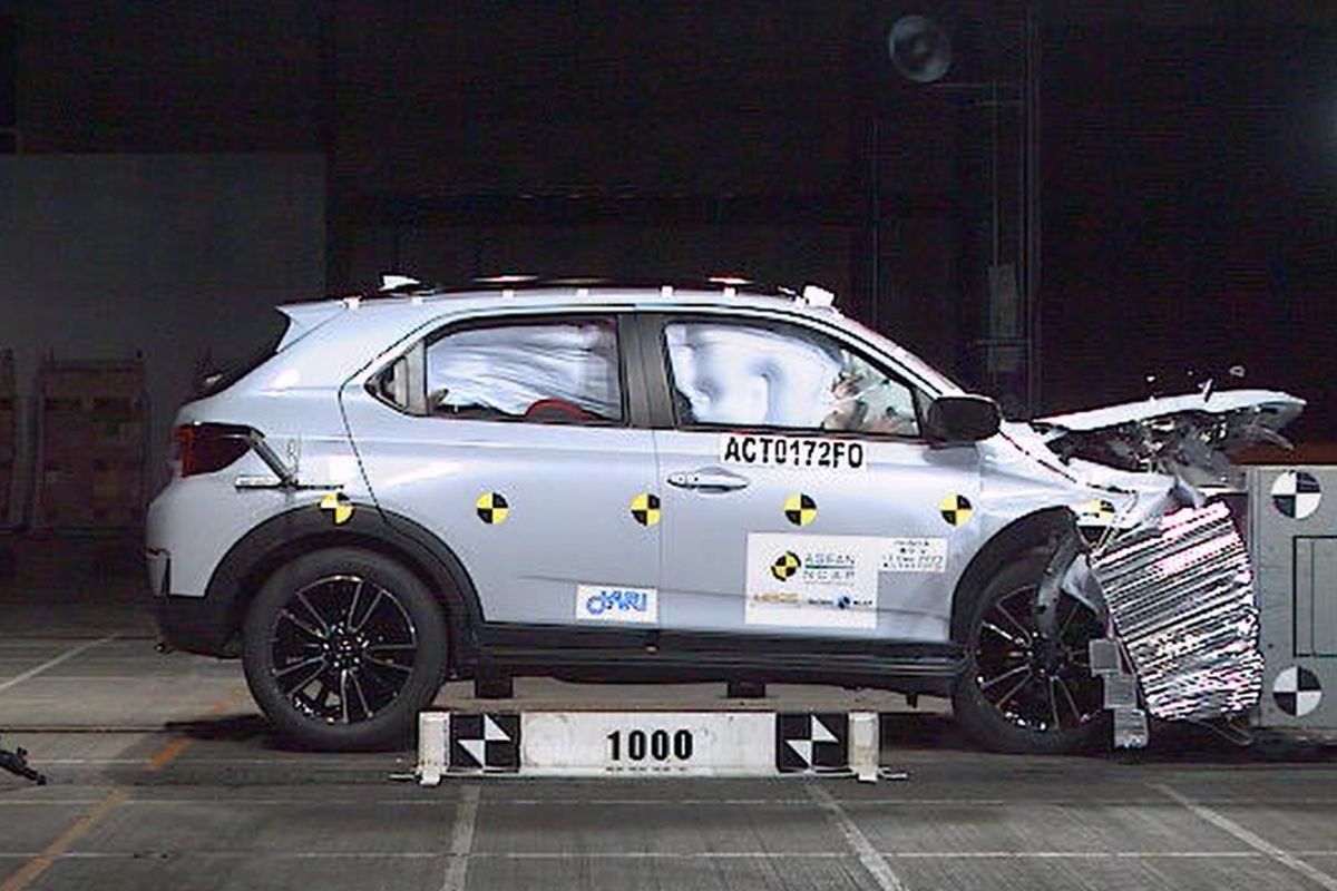 Tes Tabrak Honda WR-V ASEAN NCAP