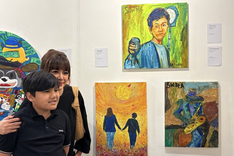 Anak Istimewa Wina Natalia Punya Bakat Melukis, Dipamerkan di SPEKIX 2026