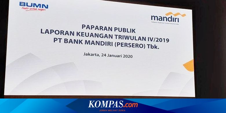 Gara Gara Fintech Pertumbuhan Kredit Bank Mandiri Melambat