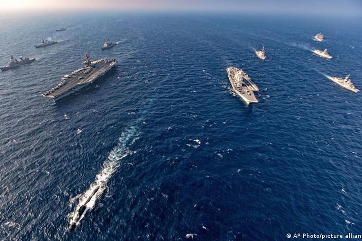 Ilustrasi armada Pasifik kepunyaan Amerika Serikat (AS).