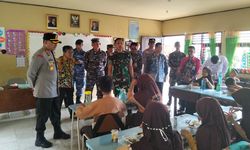 Kodim Kotabaru Uji Coba Program Makan Bergizi Gratis di Dua Sekolah Dasar