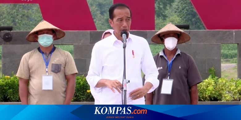 Jokowi Resmikan Bendungan Semantok di Nganjuk, Daya Tampungnya 30,26 Juta Meter Kubik