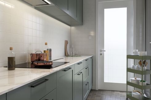 7 Ide Dekorasi Dapur dengan Warna Sage Green, Cantik dan Sederhana