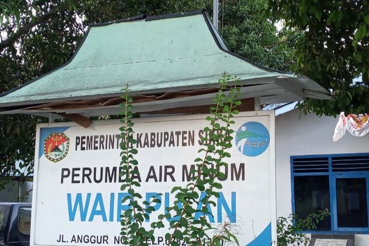 Foto: Kantor Perusahaan Daerah (Perumda) Air Minum Wairpuan, Kabupaten Sikka.