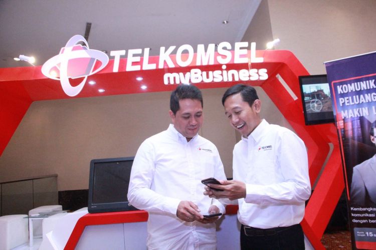 Ilustrasi layanan Telkomsel MyBusiness