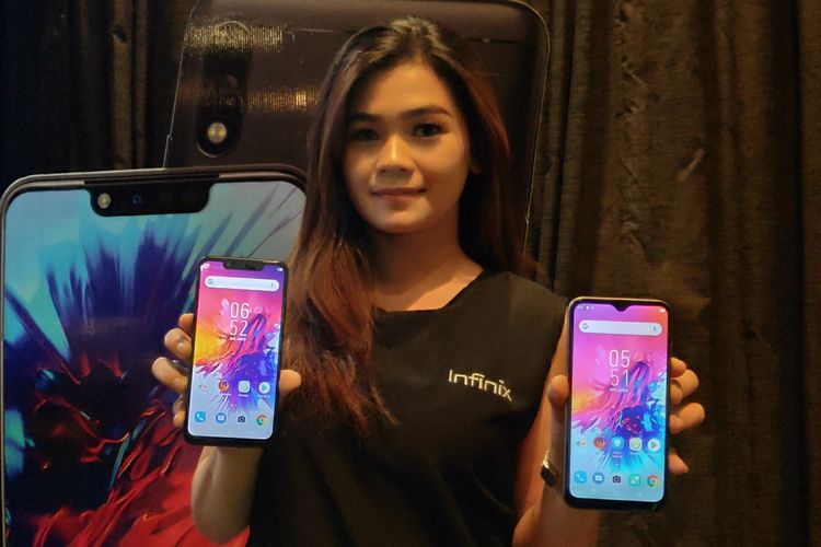 Dua ponsel Android Infinix Hot 7 dan Smart 3 Plus resmi meluncur di Indonesia, Kamis (2/5/2019).