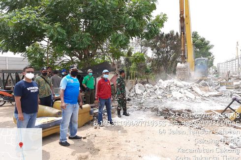 Pengerukan Kali Rawa Rengas Cakung untuk Cegah Banjir Terkendala Bantaran Diokupasi Warga