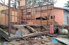 Lagi, Puluhan Rumah di Aceh Utara Hancur Dihantam Abrasi