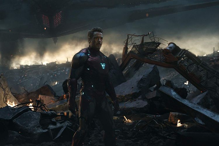Tony Stark alias Iron Man dalam film Avengers: Endgame.