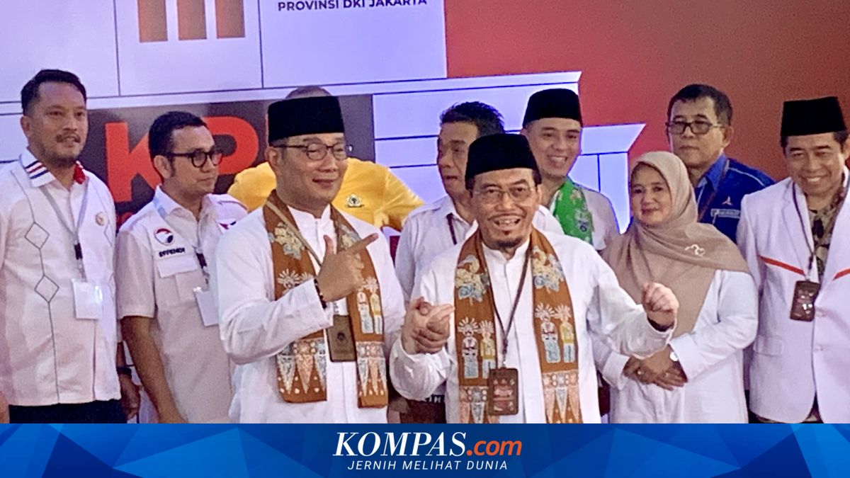 Ridwan Kamil-Suswono Resmi Jadi 