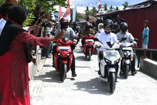 Jokowi Kendarai Motor Listrik Gesits di Wakatobi Sulawesi Tenggara