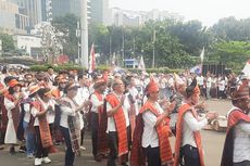 Demo di Kawasan Monas, Warga Sumut 