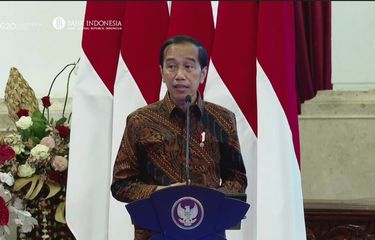 Presiden Joko Widodo saat membuka Rapat Koordinasi Nasional Pengendalian Inflasi 2022, Kamis (18/8/2022).