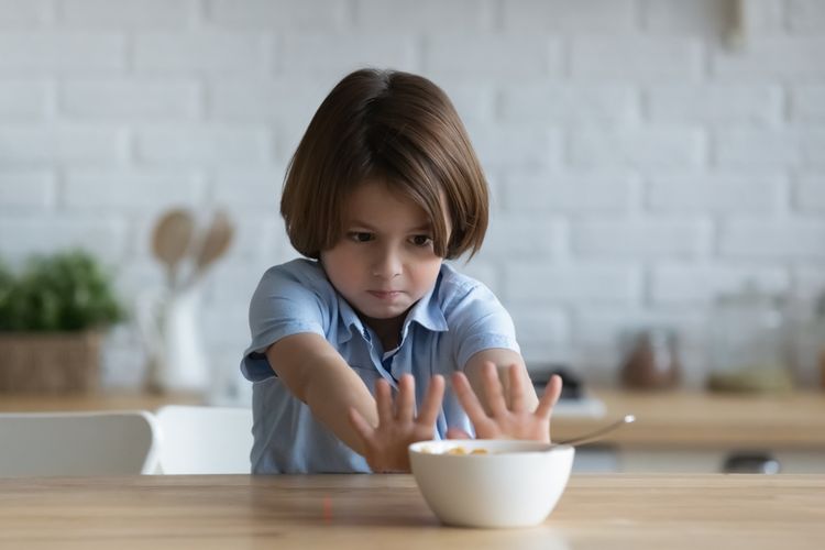 Ilustrasi anak susah makan, penyebab anak susah makan, cara mengatasi anak susah makan. 