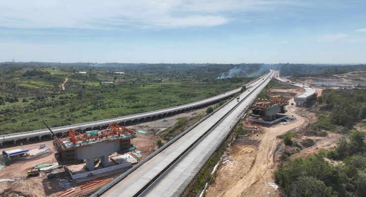 Percepat Akses Menuju IKN, Tol Sepinggan Paket 1B Tempus 34,5 Persen