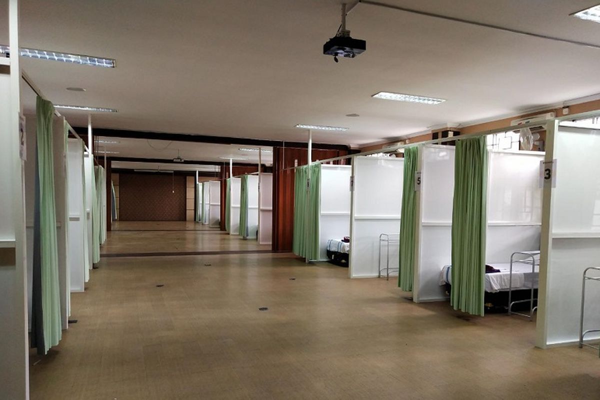 Ruang perawatan pasien Covid-19 di Kota Semarang, Jawa Tengah