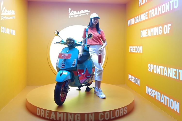 PT Piaggio Indonesia resmi meluncurkan Vespa Primavera Color Vibe, Selasa (4/4/2023)