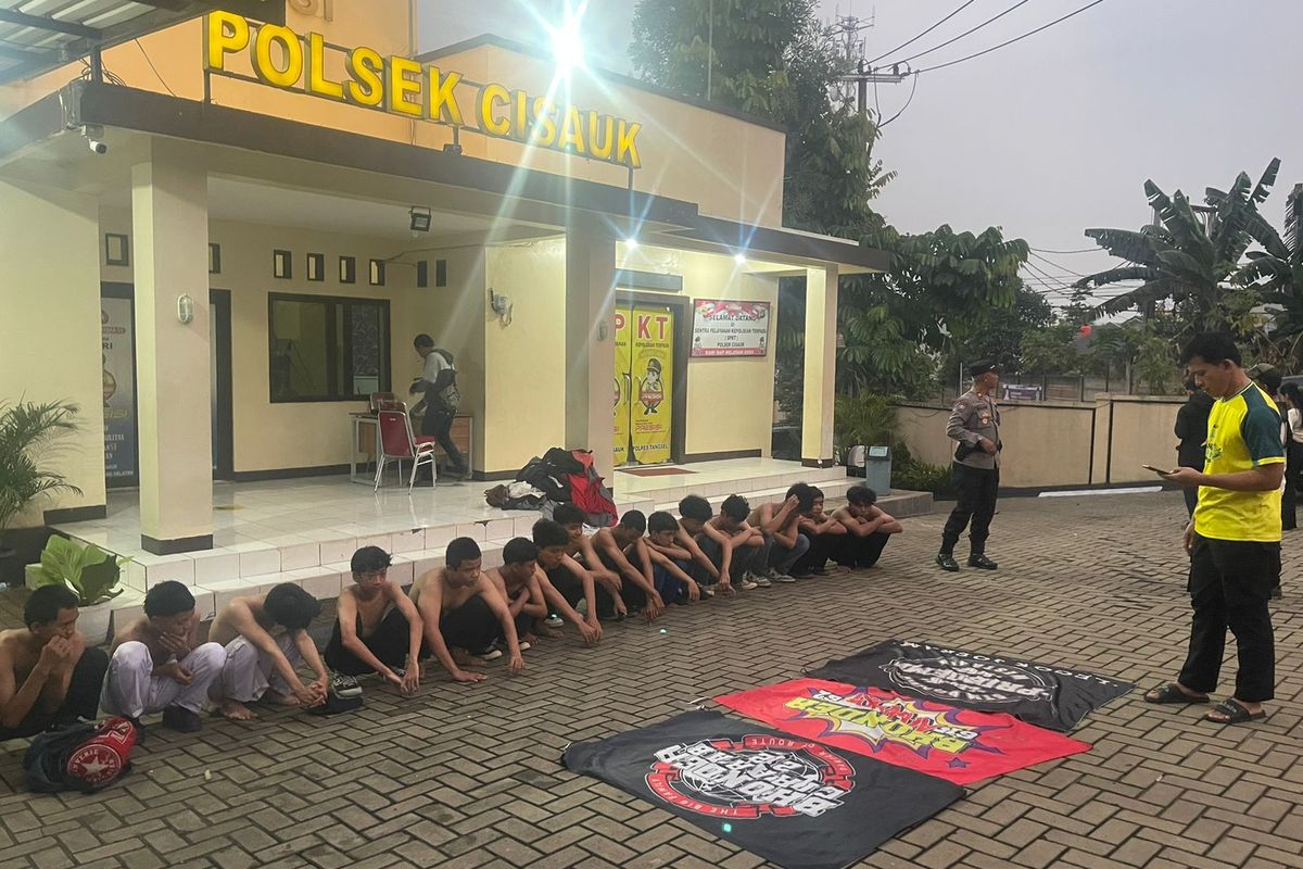 Hukuman Bagi 50 Pelajar SMK yang Tawuran di Cisauk: Lepas Baju hingga Panggil Orangtua