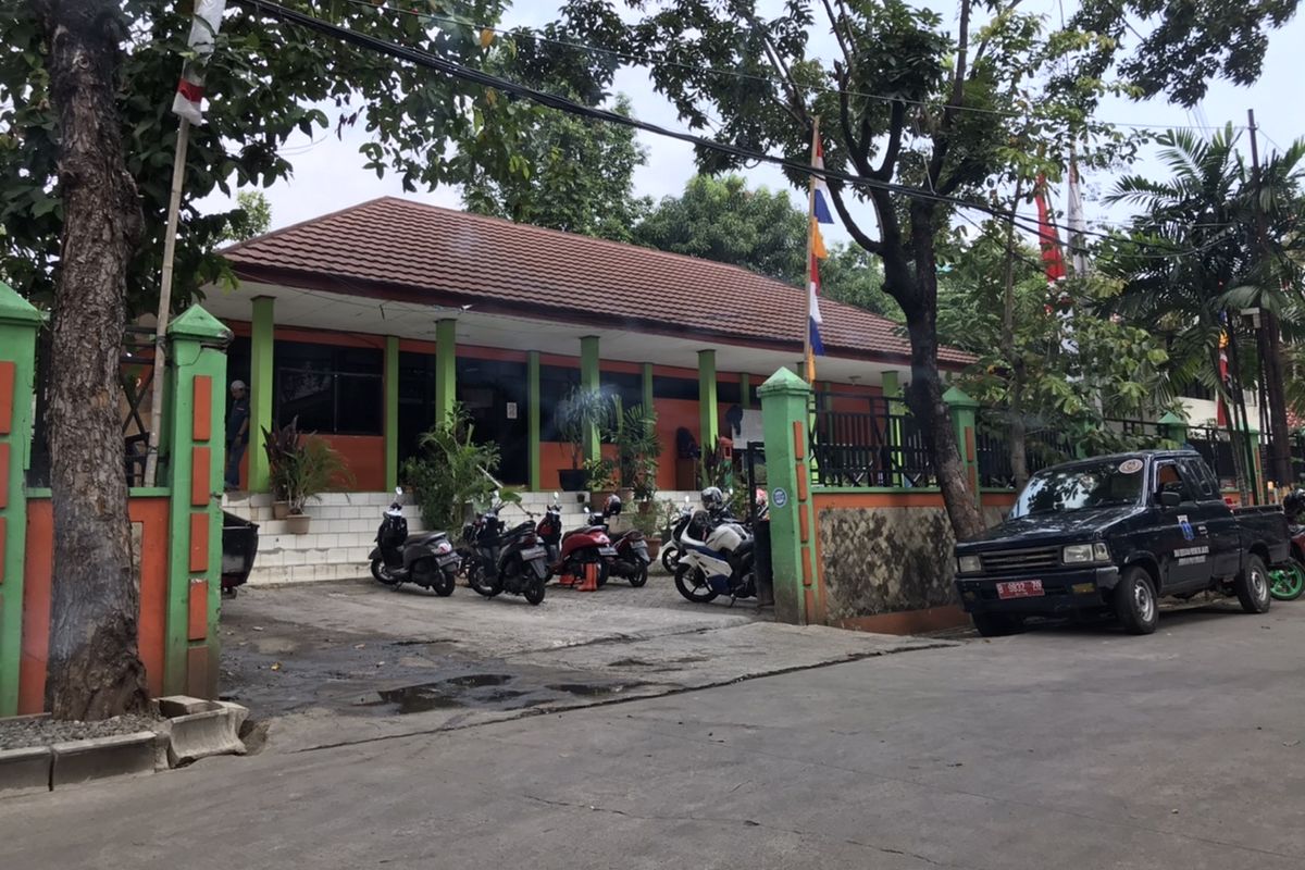 Kantor Satuan Pelaksana Lingkungan Hidup (Satpel LH) di Kelurahan Bangka, Kecamatan Mampang, Jakarta, Rabu (8/7/2020). Oknum PPSU Jumat (3/7/2020) merusak kantor Satpel LH.