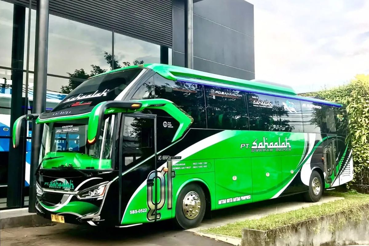 Bus AKAP baru PO Sahaalah