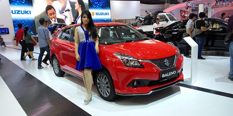 Suzuki Baleno di booth Suzuki di GIIAS 2016