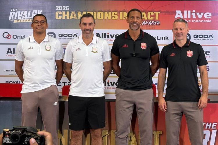 Legenda MU dan Arsenal di Jakarta, Kenang Insiden Lemparan Pizza