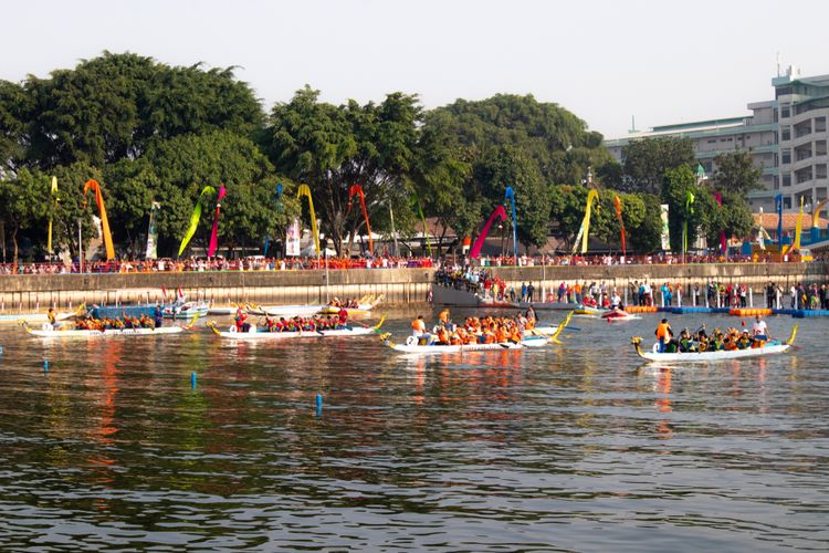 Festival Cisadane 2019 digelar di Sungai Cisadane, Tangerang.