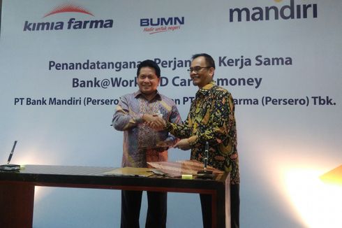 Kimia Farma Gandeng Bank Mandiri untuk Layanan 