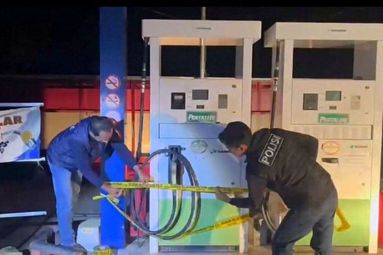 Pengelola SPBU di Lampung Barat Ditetapkan Tersangka Kasus Penyelewengan BBM Subsidi Pertalite
