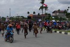 Kerusuhan di Timika Mimika, 2 Aparat Terluka dan Dilarikan ke Rumah Sakit