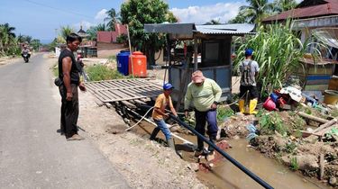 Bantu Korban Galodo, Jaringan Air Bersih 4,1 Km Dibangun di Agam
