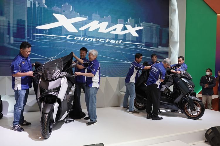 Yamaha luncurkan XMAX Connected terbaru di IMOS 2022