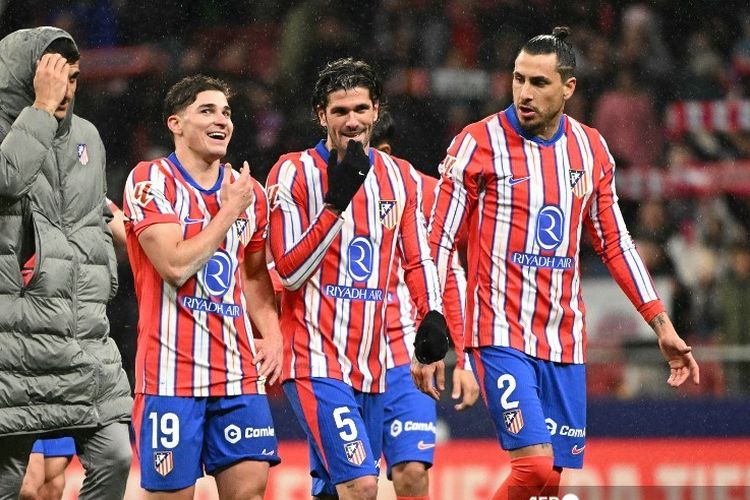 Hasil Atletico Vs Athletic 1-0, Gol Alvarez Bawa ATM ke Puncak