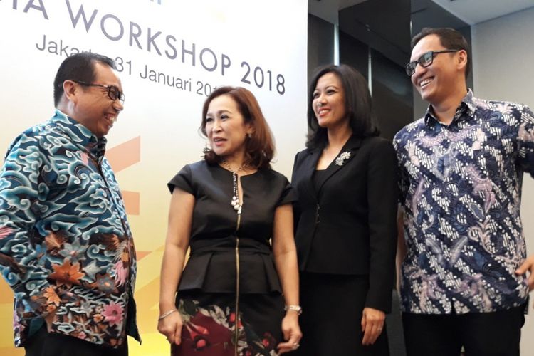 Media workshop economic outlook 2018 Bank Danamon di Jakarta, Rabu (31/1/2018).